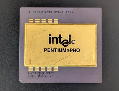 Intel Pentium Pro 200 MHz | KB80521EX200 SY032 256K | Vintage CPU Sockel 8