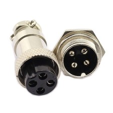 Aviation Connector Plug Male Female Circular Metal Panel