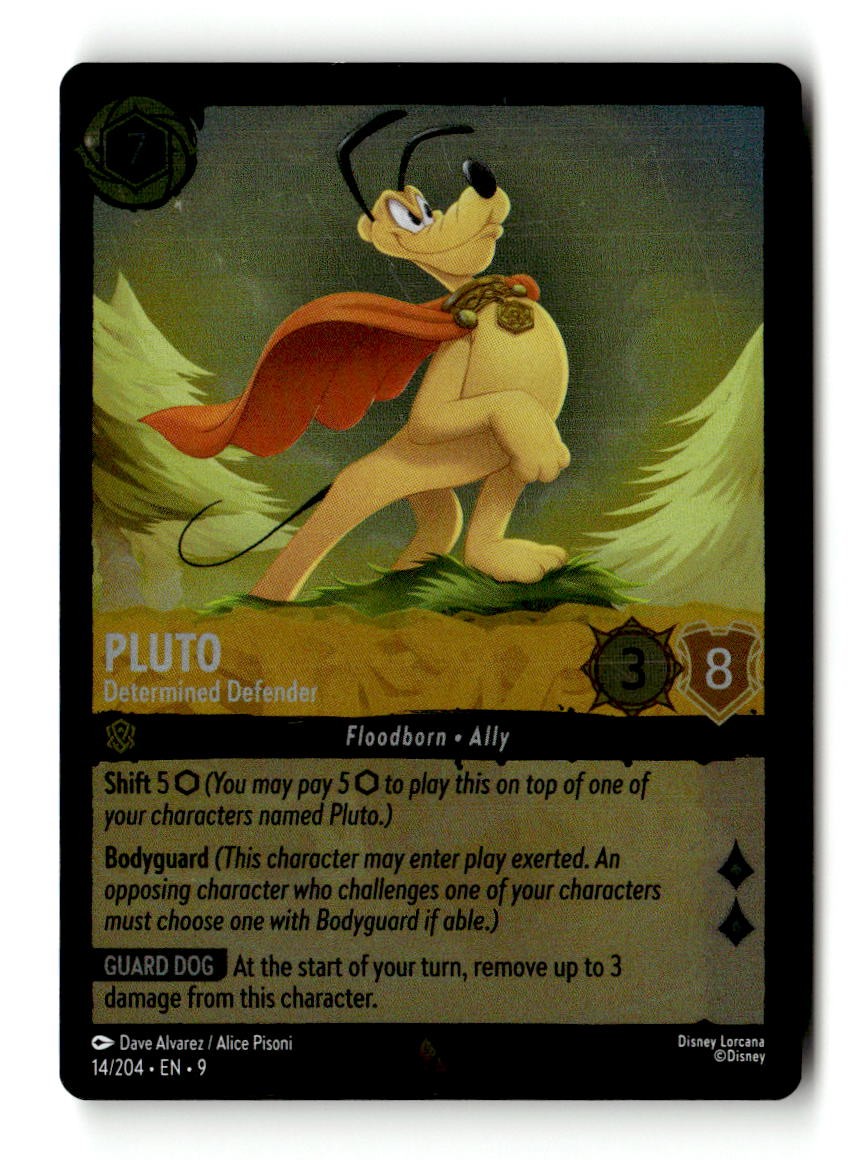 Pluto - Determined Defender Cold Foil Fabled 14/204 LP