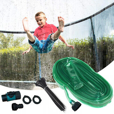 10M Trampolin Water Sprinkler Outdoor Kids Wasser Spiele Wassersprinkler