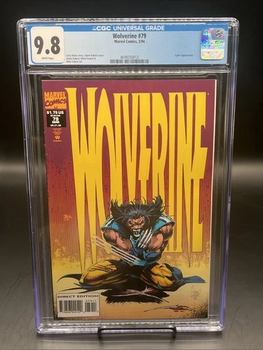 Wolverine #79 (Marvel Comics March 1994) CGC Graded 9.8 White Pages