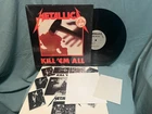 Metallica  "Kill 'Em All"   in SHRINK     1983     1st ISSUE    INNER SLEEVE