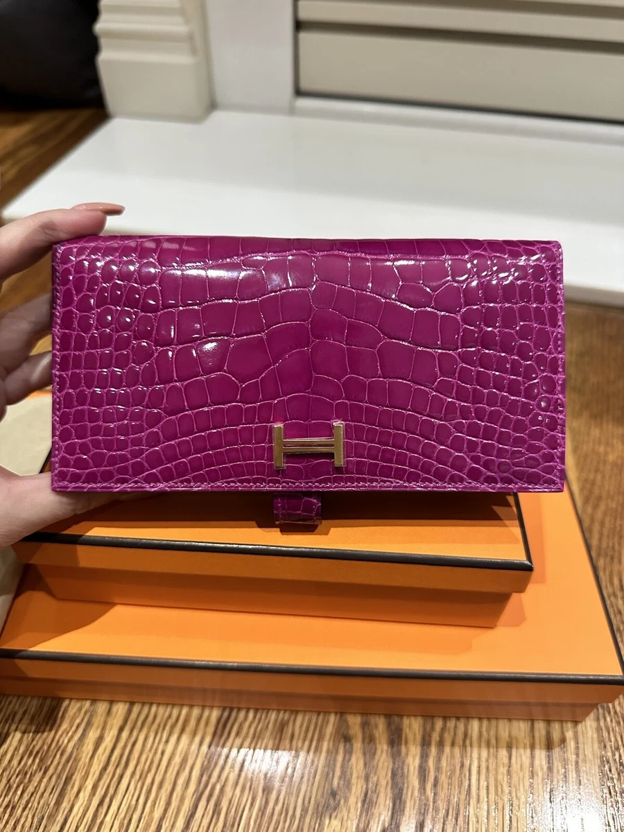 Alligator wallet hermes new arrivals