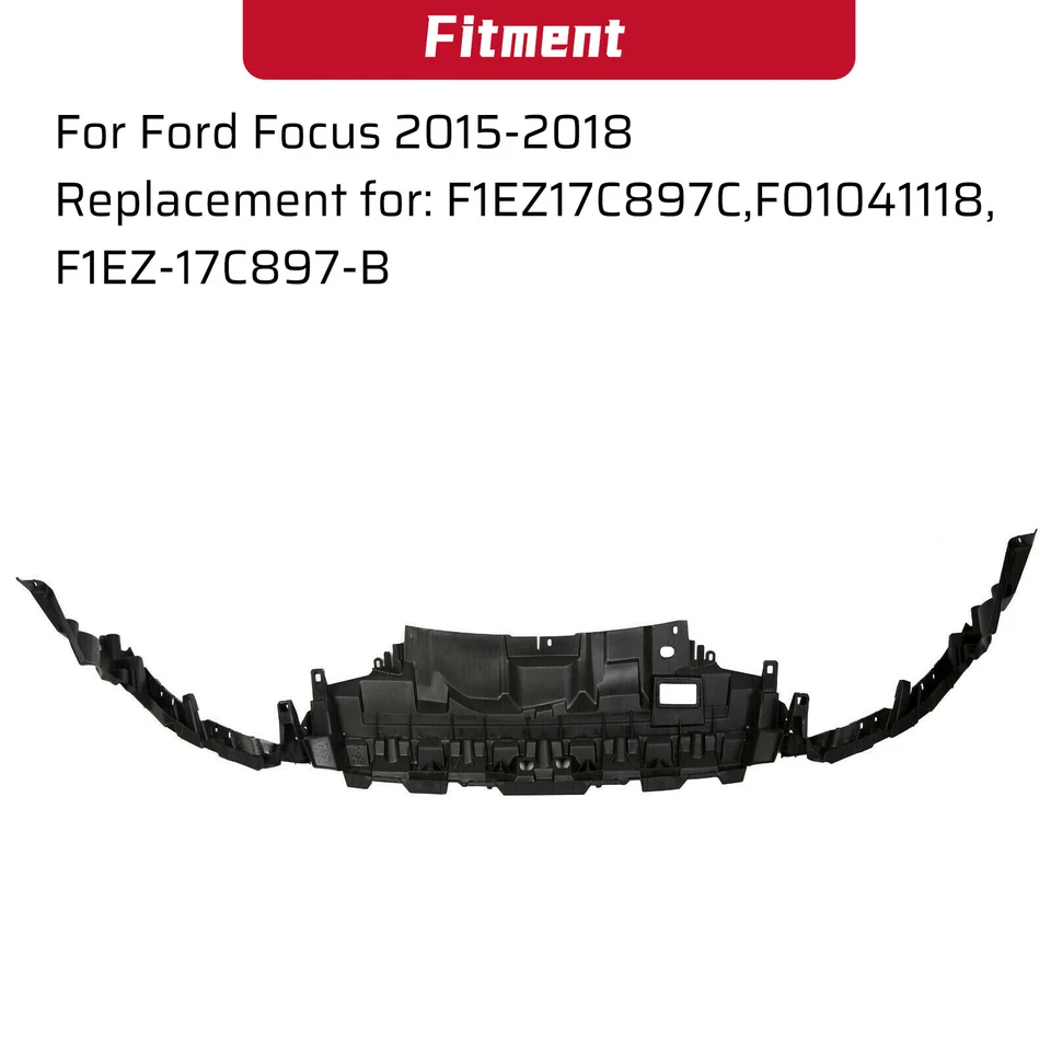 For 15-18 FORD FOCUS Front Bumper Cover Support Mounting Kit Bracket F1EZ17C897C Foto 3 de 4