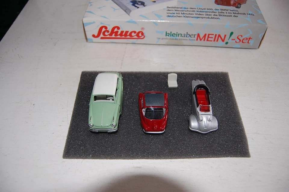 Schuco 02088 Piccolo Ma Dire! Set 3 Autovettura 1:43 Conf. Orig. + Catalogo 2006 - Immagine 3 di 4