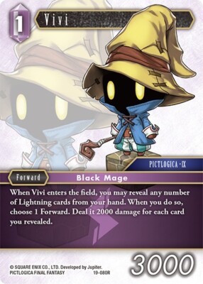 Vivi [Final Fantasy TCG] Card - SQUARE ENIX [NEAR MINT] 19-080R | eBay