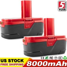 2PACK 8 Ah For Craftsman C3 XCP Lithium Battery 19.2V 130279005 PP2030 35702