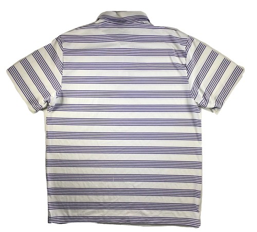 Under Armour Bounce Stripe Polo Golf Shirt Top Short Sleeve 1248084 L DEFECT - Picture 3 of 8