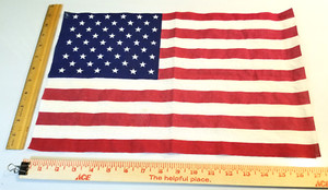 AMERICAN FLAG, 50 stars, 17.5 X 11.5 inches - perfect for framing!