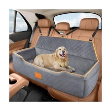 Dog Car Seat for Large/Medium Dog, Comfortable Dog Car Bed Pet Booster for Ba...