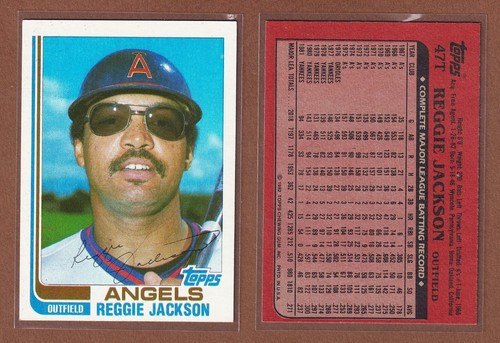1982 Topps Traded #47T Reggie Jackson - HOFer - Angels - ExMT - 118 - π₯βΎπ₯ - Picture 1 of 1