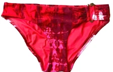 NEW NATORI OCEAN CLOUD PINK TIE DYE DRAGON BIKINI BOTTOMS SIZE MEDIUM