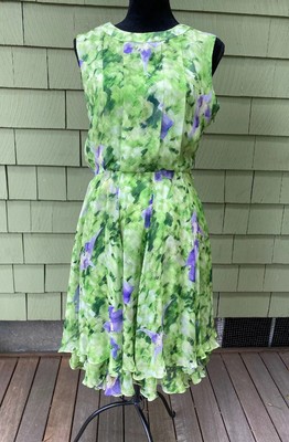 oscar de la renta purple dress