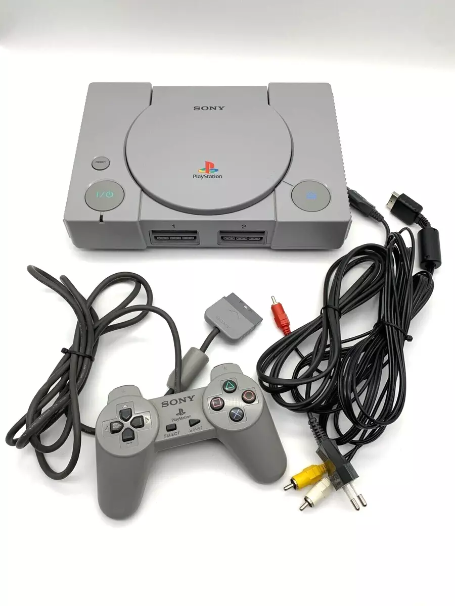 Playstation 1 Original Vintage Sony Retrogame Psx Ps1 Ps Console with  Dualshock