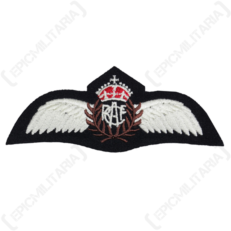 Royal Canadian Air Force PILOT WINGS Padded RCAF Uniform Patch Badge WW2  Repro