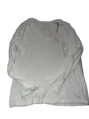 A New Day Size XXL White Top Length 28   Cotton Modal Spandex 2300