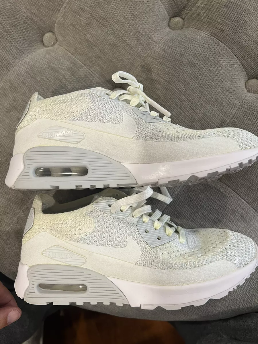 Napier omroeper Van toepassing zijn Size 6 - Nike Air Max 90 Flyknit Ultra 2.0 White | eBay