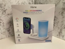 iHome Bluetooth Wireless Color Changing Speaker iBT68 IPhone 12-13