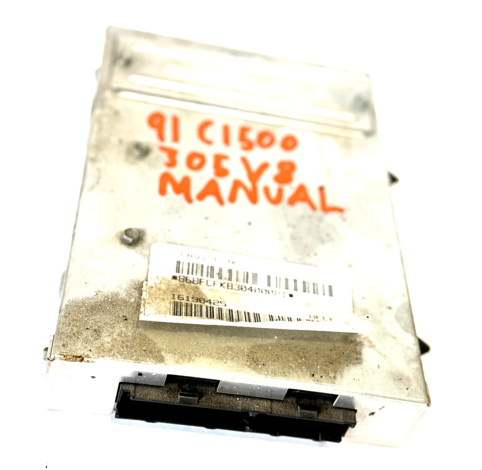 1991 GMC C1500 305 ENGINE NV3500 TRANSMISSION RWD ECM ECU OEM - Image 2 of 4