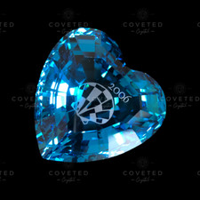 Swarovski Crystal 2006 ETERNITY EVENT HEART BLUE 844184 Mint BoxedRare