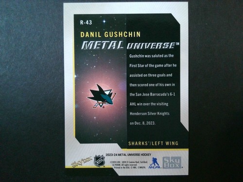 2023-24 Skybox Metal Hockey Inserts u-pick z-force/t tauri/rookies - Picture 78 of 84