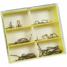 (12)-SouthBend 56-Piece Assorted Trout Fishing Hook Kit. Model: THA-1