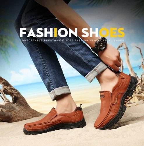 Herren Halbschuhe Freizeitschuhe Wasserdicht Outdoor Slipper Sneaker Wasserdicht Schwarz - Bild 10 von 18