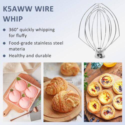 Kitchen Mixers Accessories 3-Piece Including K5AB Coated Flat Beater&K5Adh Dough image