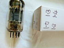 ECC83 12AX7 Mullard 15mm Grey Ladder Plate Blackburn A USED Valve Tube F21