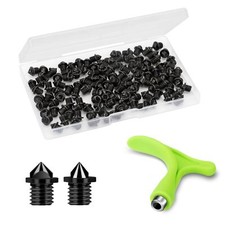 120-PCS 1/8-inch Steel Track Shoe Spikes Replacements with Spike Wrench