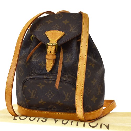 Auth LOUIS VUITTON Mini Montsouris 