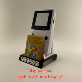 Nintendo Gameboy Color Display/Stand/Holder - DISPLAY ONLY (Customize Colors)
