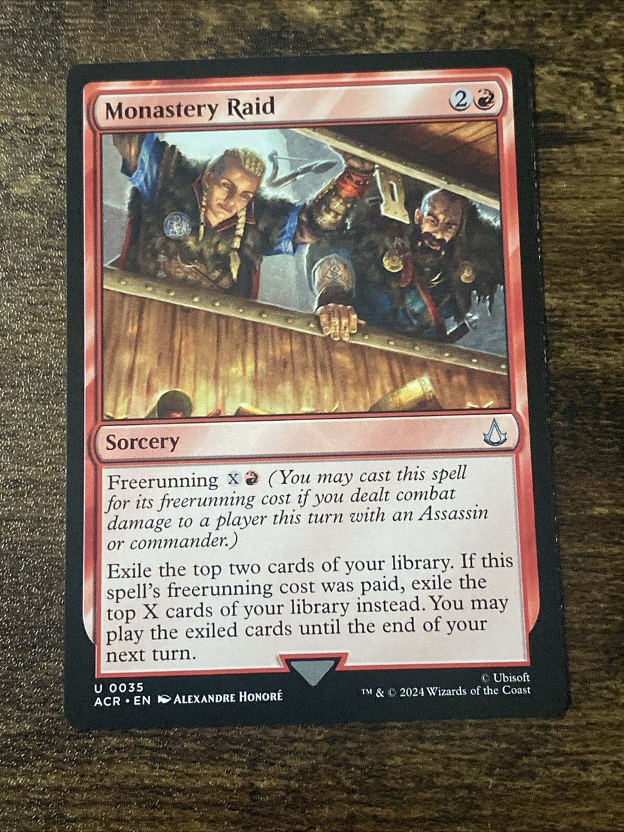 Monastery Raid 0035 Universes Beyond: Assassins Creed MTG Magic S2626* Monastery Raid 0035 Universes Beyond: Assassins Creed MTG Magic S2626*