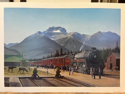 額装品/Jack and Jackie 1953/フォトグラフ/アート/ポスター Max JACQUIARD Summer Afternoon in BANFF Signed Numbered PP #2 Art