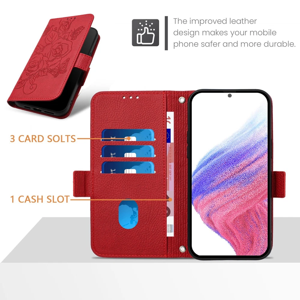 Magnetic Leather Wallet Phone Case for OnePlus 13 13R Nord 2 3 4 CE4 Lite