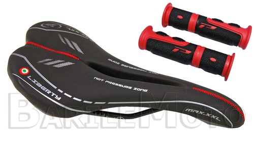 Sella MONTEGRAPPA LIBERTY MAX ANTIPROSTATA Nero Bici CORSA - MTB + Manopole  Ross | eBay
