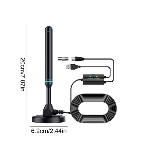 4K/1080P Portable HD TV Antenna 480+ Miles Digital HD Aerial for DVB-T2 TV HDTV - Bild 9 von 18