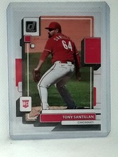 Tony Santillan 2022 Chronicles Clearly Donruss Baseball #26 RC - Cincinnati Reds