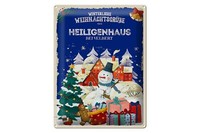 Blechschild WeihnachtsgrüßE Heiligenhaus Bei Velbert Geschenk 30X40 Cm