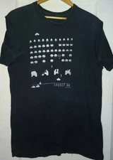 Vintage CAPITAL 1980 Space Invaders SINGLE STITCH Video Game T Shirt M RARE OG