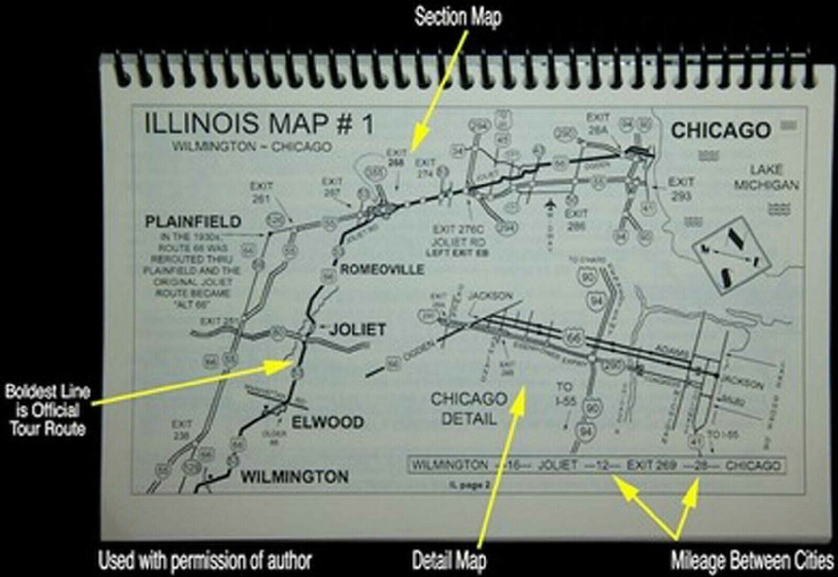 EZ 66 Guide for Travelers 6th edition (2026) Route 66 Maps Jerry
