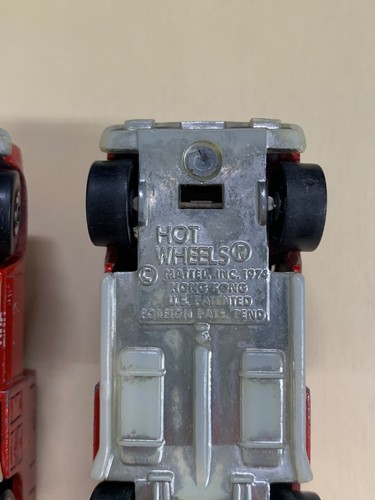 Vintage Hot Wheels Redline 1974 Emergency Unit Fire Truck - LOT OF 2! 1:64 - Picture 12 of 14