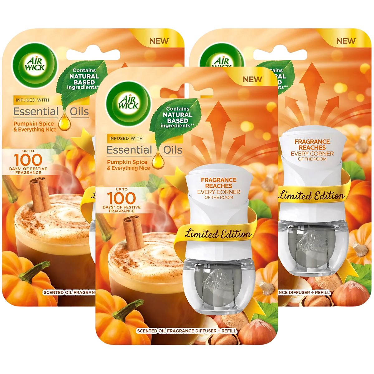 Air Wick PlugIn Refill Air Freshener Diffuser Pumpkin Spice