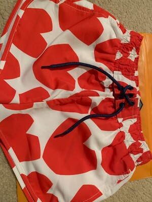 Stella McCartney boys  heart swim shorts - size 6 years 
