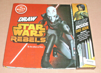 Klutz ''Draw Star Wars Rebels'' Draw Right Inside The Book! Pre Owned