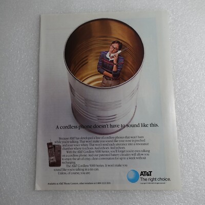Vintage Print Ad Att Corless Phone Sports Illustrated Dec 11, 1989 | eBay