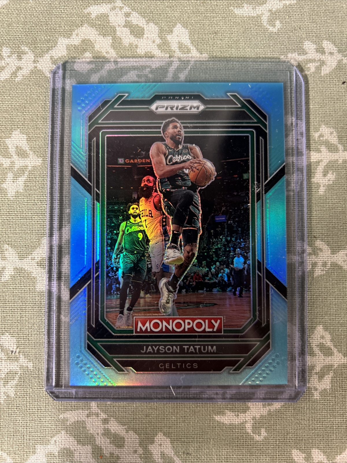 JAYSON TATUM 2022-23 MONOPOLY Prizm Light Blue #d/199 #4 Boston Celtics Star!