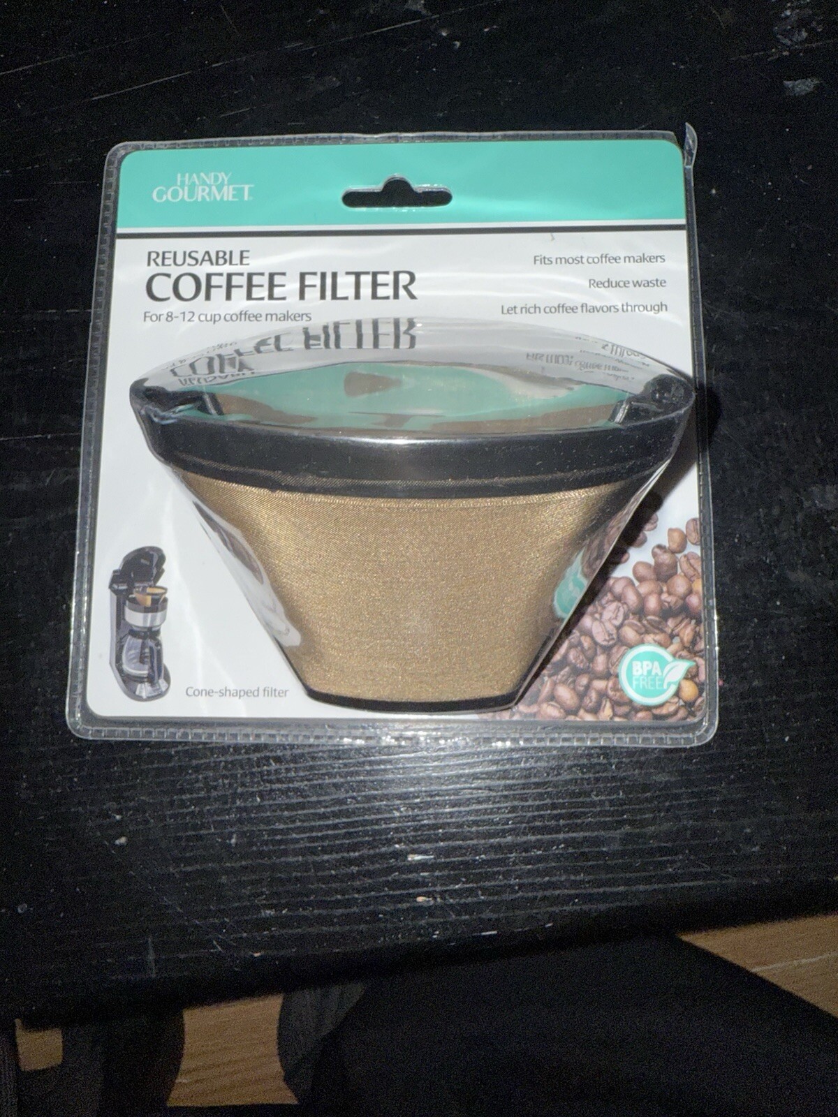 Reusable Cone Coffee Filter (Fits Most Coffee Makers)