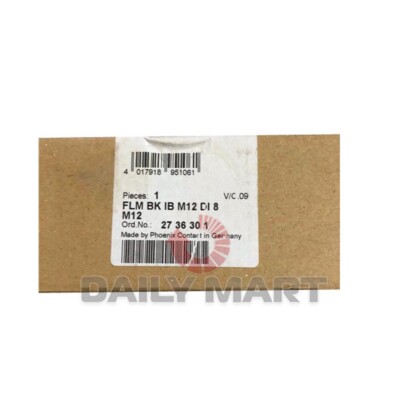 New In Box PHCENIX CONTACT FLM BK IB M12 DI8 M12 2736301 Module
