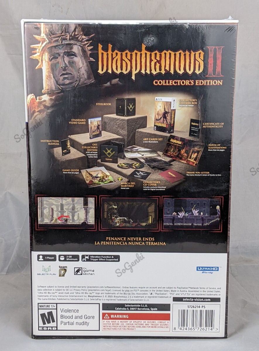 Blasphemous II Limited Collector's Edition Sony PlayStation 5 PS5